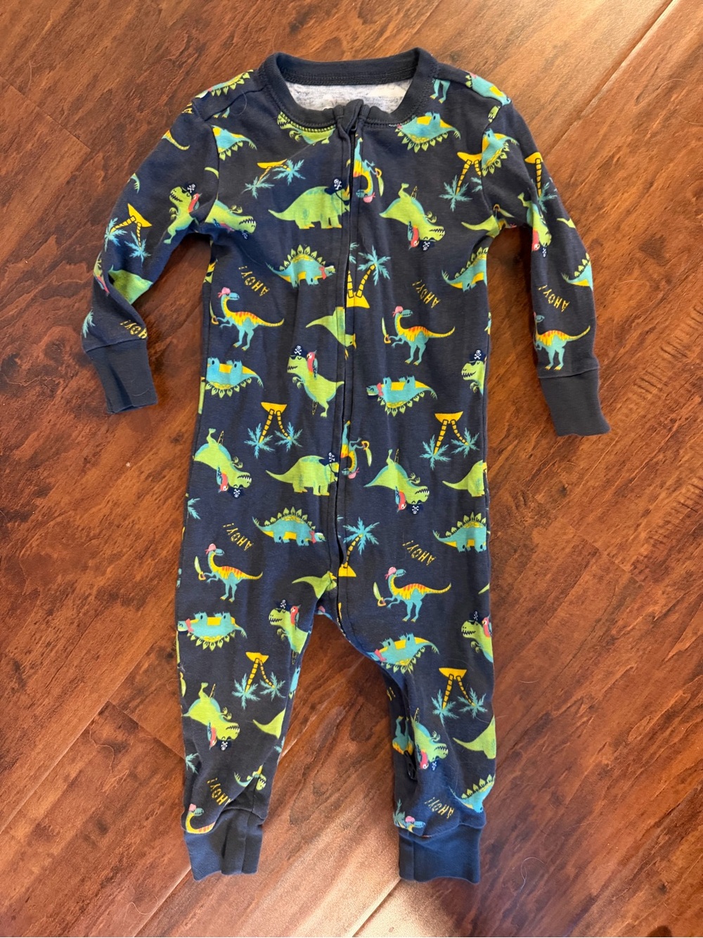 Kids Dinosaur One-Piece Pajamas